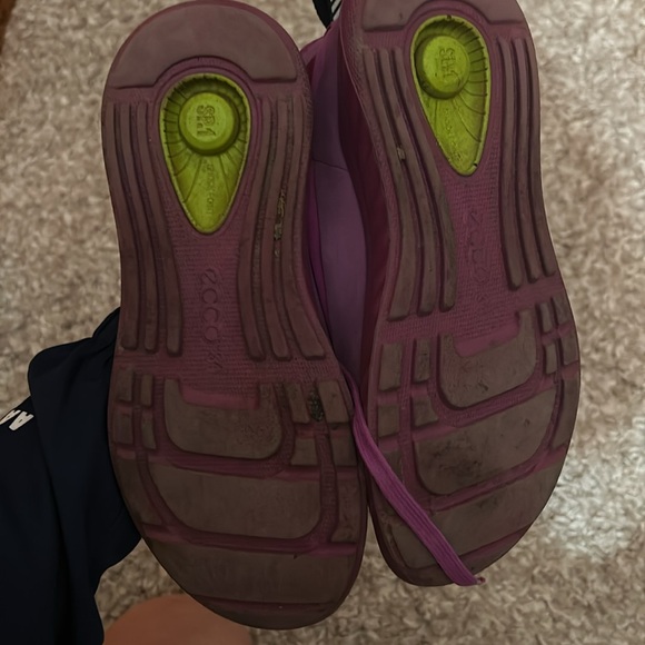 ECCO Bright Cerise Purple Neoprene Sneakers - Picture 7 of 8